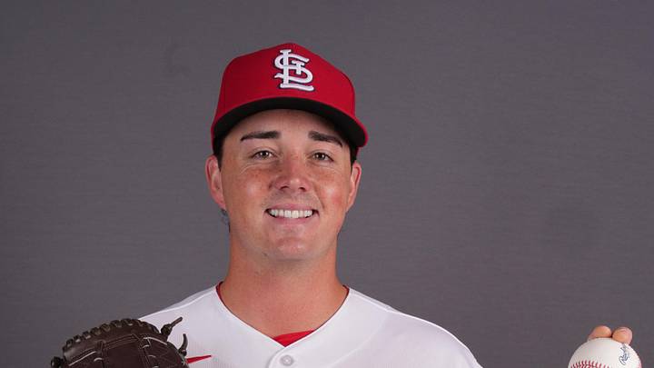 Feb 17, 2026; Jupiter, FL, USA; St. Louis Cardinals pitcher Brycen Mautz (52). Mandatory Credit: Jim Rassol-Imagn Images Feb 17, 2026; Jupiter, FL, USA; St. Louis Cardinals pitcher Brycen Mautz (52). Mandatory Credit: Jim Rassol-Imagn Images