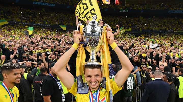Le FC Nantes remporte la Coupe de France l'an passé Le FC Nantes remporte la Coupe de France l'an passé
