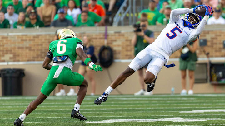  Boise State Broncos wide receiver Chris Marshall.