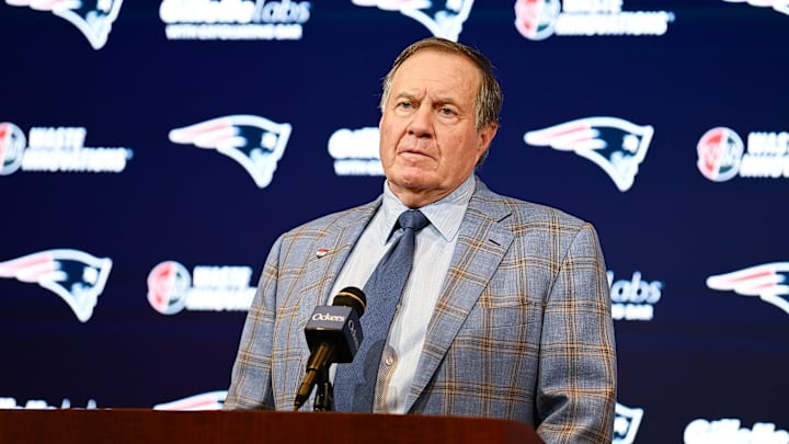 Belichick won six Super Bowls as head coach of the New England Patriots.