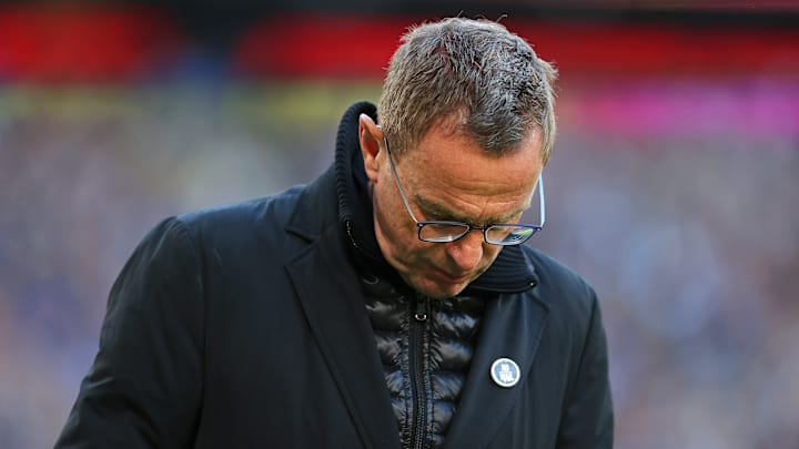 Hängender Kopf bei Ralf Rangnick