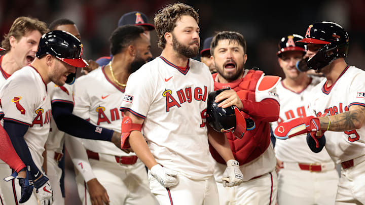 Texas Rangers v Los Angeles Angels Texas Rangers v Los Angeles Angels