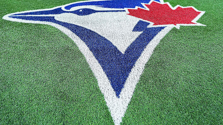 A general view of the Toronto Blue Jays logo.