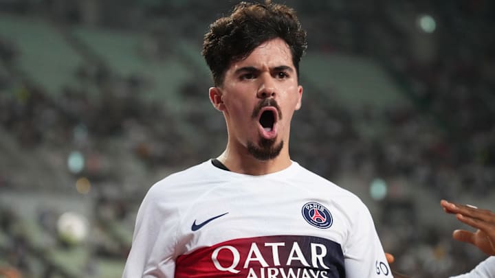 Vitinha a ouvert le score face à l'Inter Milan (1-0).