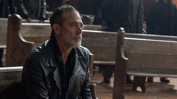 Jeffrey Dean Morgan as Negan - The Walking Dead: Dead City _ Season 2, Episode 6 - Photo Credit: Robert Clark/AMC Jeffrey Dean Morgan as Negan - The Walking Dead: Dead City _ Season 2, Episode 6 - Photo Credit: Robert Clark/AMC