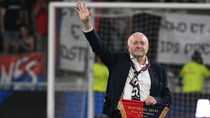 Jean-Michel Aulas a assisté à sa dernière rencontre au Groupama Stadium en tant que président de l'OL.