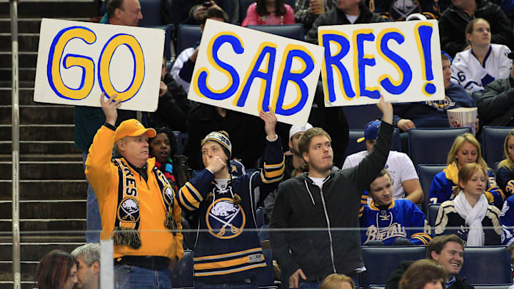 Fans of the NHL's Buffalo Sabres hockey team