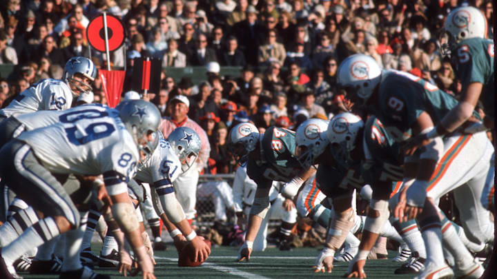 El Super Bowl VI, que protagonizaron los Dallas Cowboys y Miami Dolphins, con temperaturas muy bajas 
