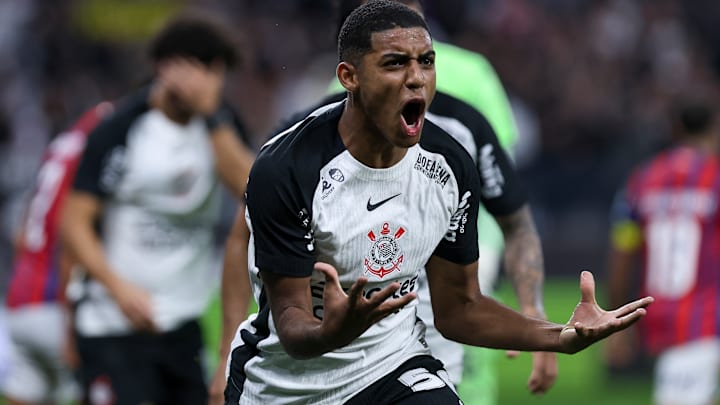 Gui Negão anotou o gol da vitória do Corinthians na ida das quartas de final da Copa do Brasil