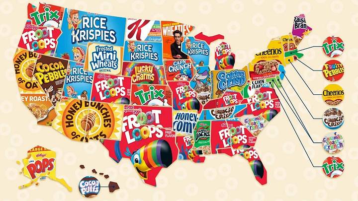 What’s the most popular cereal in your state?