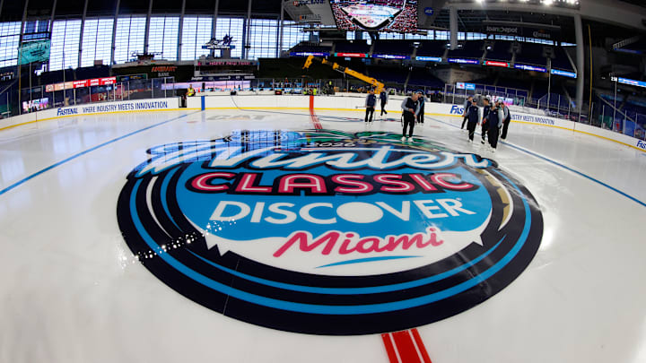 2026 Discover NHL Winter Classic - Rink Build Out