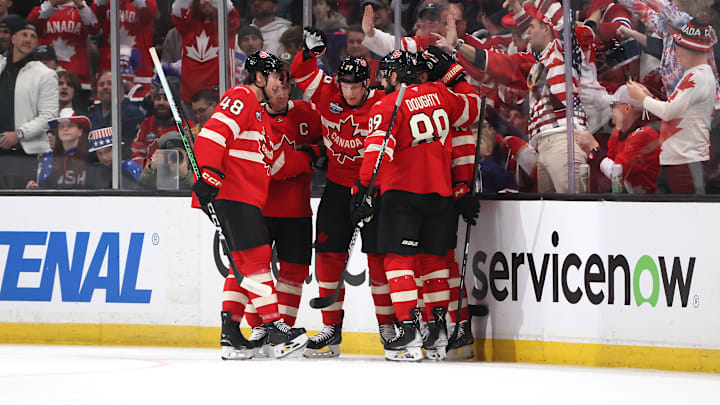 Colorado Avalanche star Nathan MacKinnon got a huge goal to open the scoring for Team Canada at the 4 Nations Face-Off final.