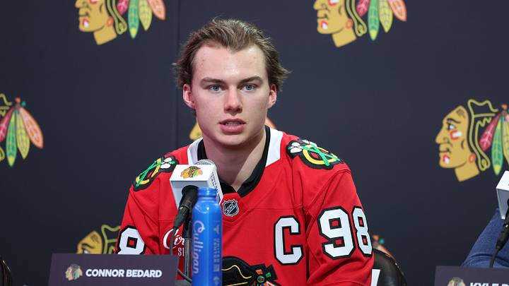SPORTS-HKN-BLACKHAWKS-BEDARD-TB SPORTS-HKN-BLACKHAWKS-BEDARD-TB