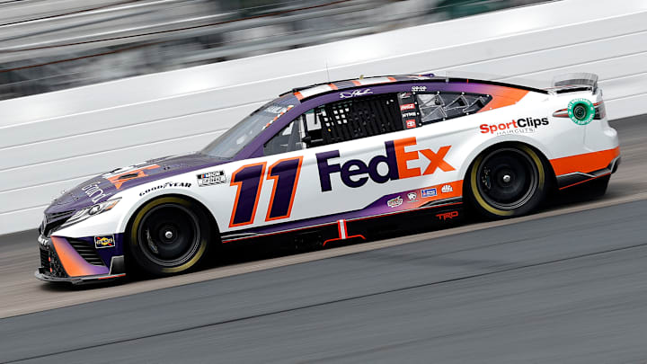 Denny Hamlin is looking to get some momentum with a win this weekend.