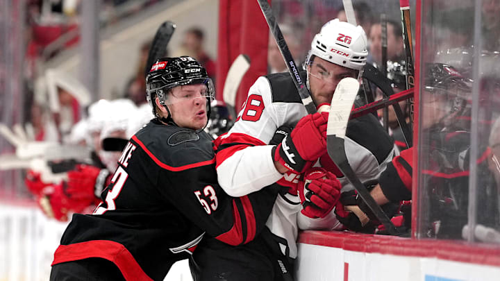 New Jersey Devils v Carolina Hurricanes - Game One