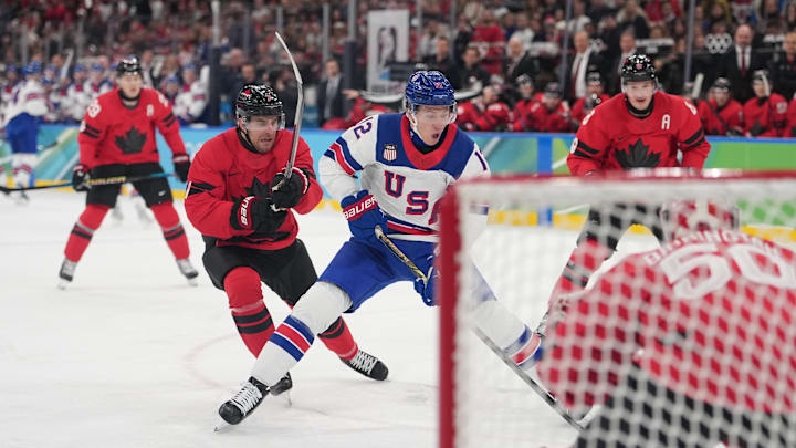Matt Boldy’s first-period goal staked the United States to a 1–0 lead.