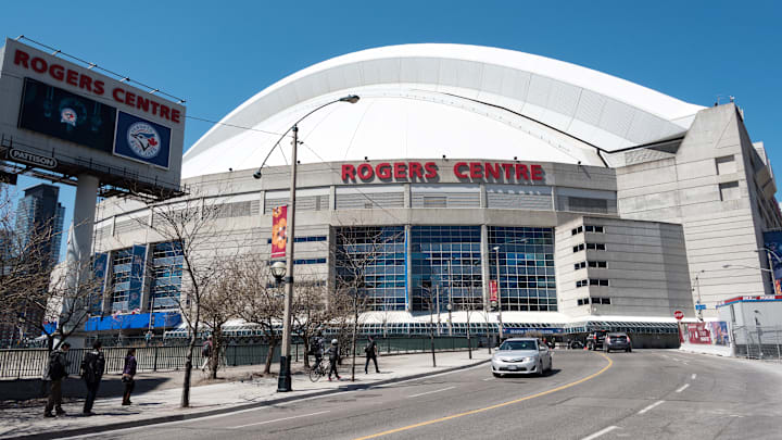 Roger Centre entrance, the landmark is a multi-purpose...