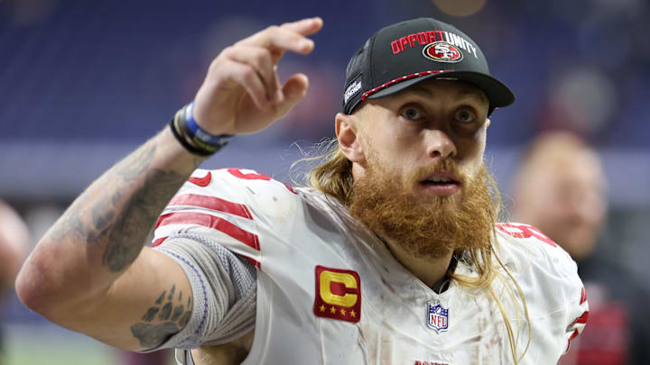 49ers tight end George Kittle might not be available to play in Sunday night’s game vs. the Bears. 49ers tight end George Kittle might not be available to play in Sunday night’s game vs. the Bears.