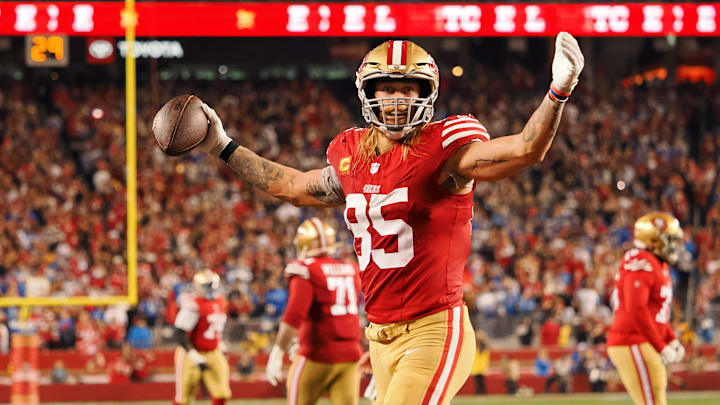 San Francisco 49ers tight end George Kittle.