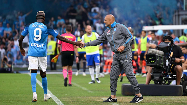Spalletti e Osimhen Spalletti e Osimhen