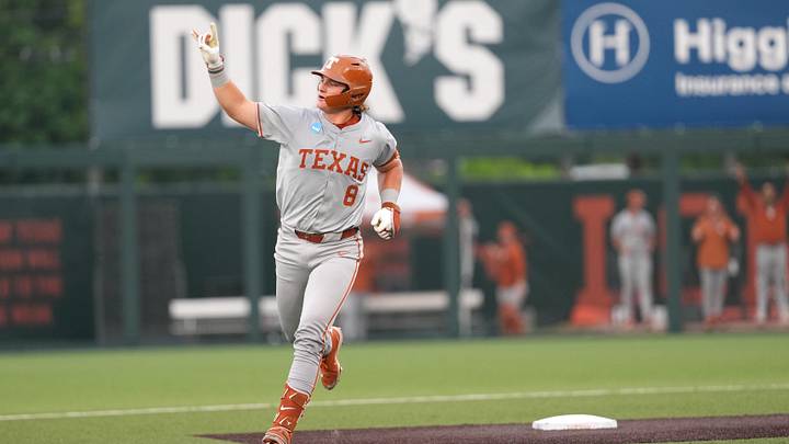 Texas is favored against Georgia in the first round of the College World Series. Texas is favored against Georgia in the first round of the College World Series.