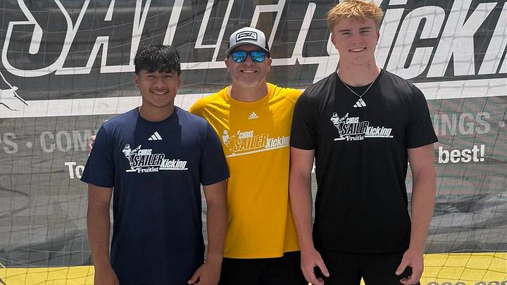 Nolan Balke, right, has committed to the UW. 