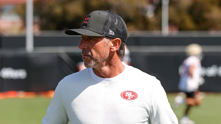 San Francisco 49ers head coach Kyle Shanahan