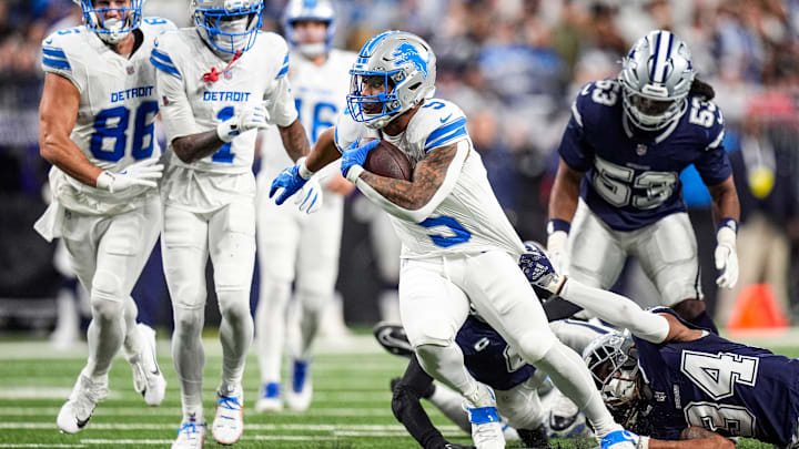 Detroit Lions running back David Montgomery.