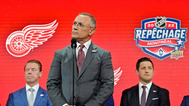 Detroit Red Wings general manager Steve Yzerman: Eric Bolte-Imagn Images Detroit Red Wings general manager Steve Yzerman: Eric Bolte-Imagn Images