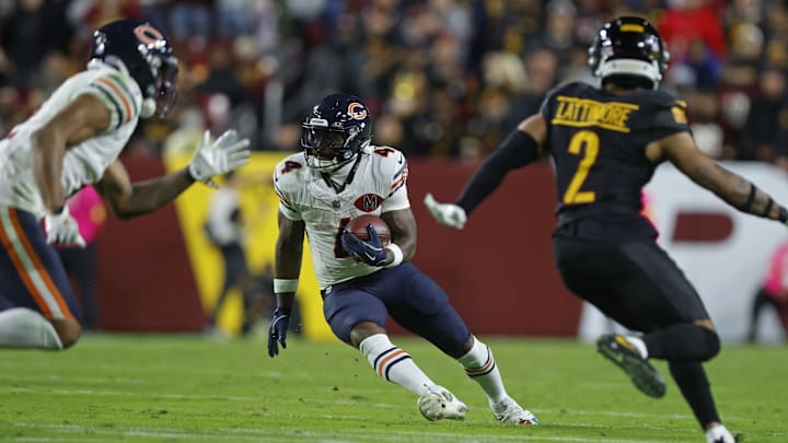 D'Andre Swift had his best game of the year against Washington but now is on the injury report. D'Andre Swift had his best game of the year against Washington but now is on the injury report.