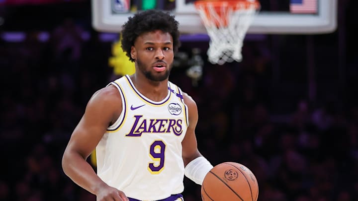 After a rough start to his rookie year, the arrow is pointing up for Bronny James.
