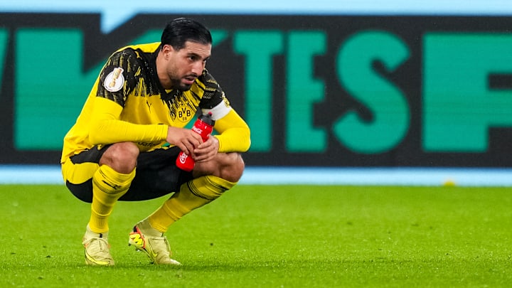 BVB-Kapitän Emre Can enttäuscht nach dem Pokal-Aus