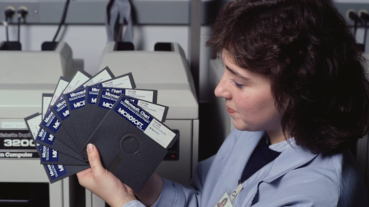 'All our military secrets are on these. Hey, aren't there supposed to be 10?'