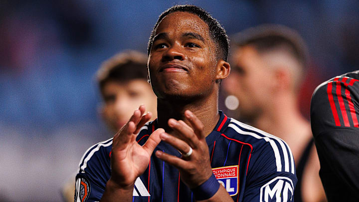 Ex-Palmeiras, Endrick fez o gol do Lyon no jogo de ida