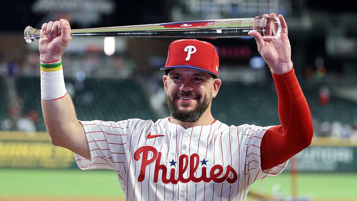 Kyle Schwarber was named the MVP of the 2025 MLB All-Star Game after leading the National League to victory in the first-ever Home Run Derby-style swing-off.