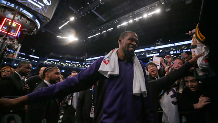 Phoenix Suns forward Kevin Durant on Jan 31, 2024.