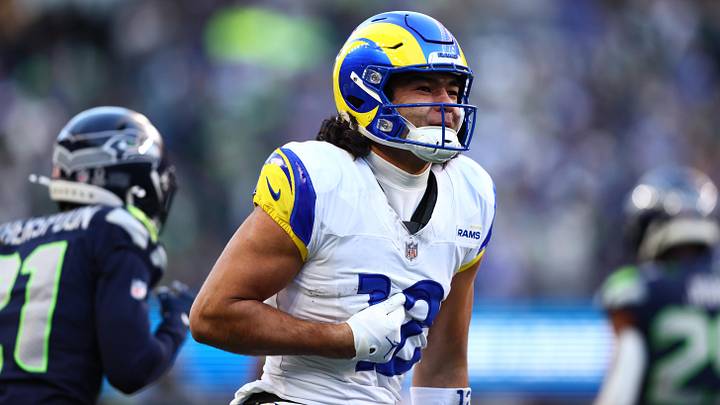 Puka Nacua spoke to reporters at OTAs on Thursday. Puka Nacua spoke to reporters at OTAs on Thursday.