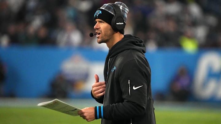 Carolina Panthers coach Dave Canales.