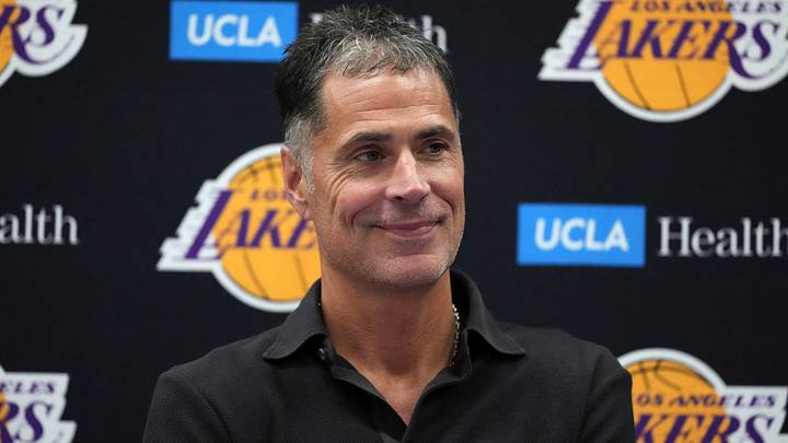 Los Angeles Lakers general manager Rob Pelinka.