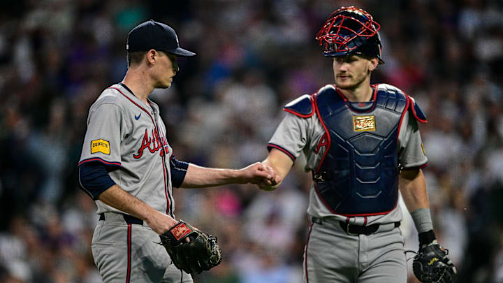 Atlanta Braves catcher Sean Murphy, pitcher Max Fried