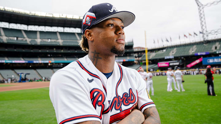 Ronald Acuña Jr. impresionó en la alfombra roja del Juego de Estrellas 