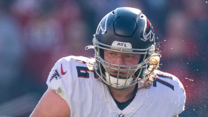 Atlanta Falcons offensive tackle Kaleb McGary