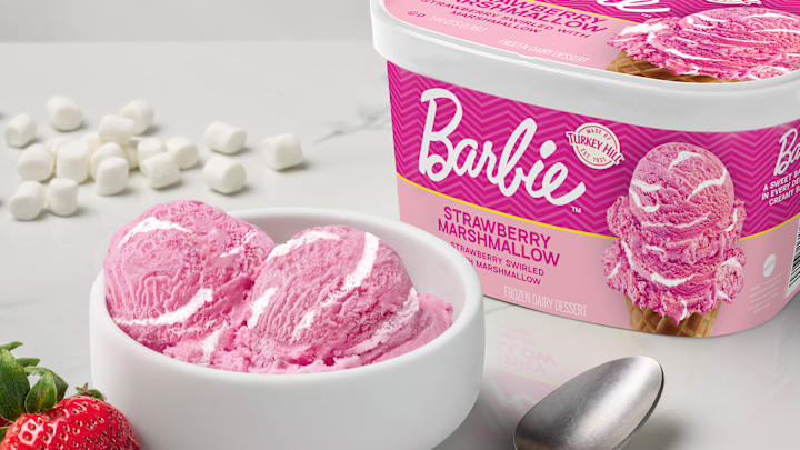 Turkey Hill Barbie Strawberry Marshmallow Ice Cream - credit: Turkey Hill