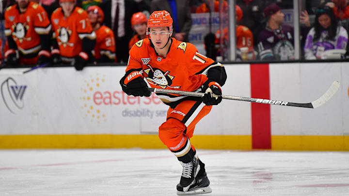 Anaheim Ducks center Trevor Zegras 