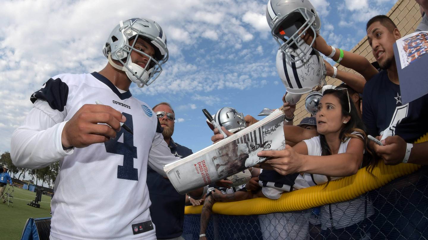 Dak Prescott Becomes Fantasy Football League Legend For Lucky Dallas Cowboys Fan