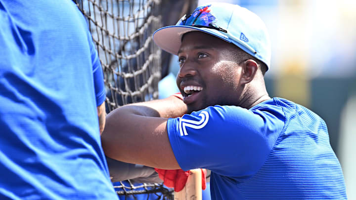 Jesus Sanchez smiles. 