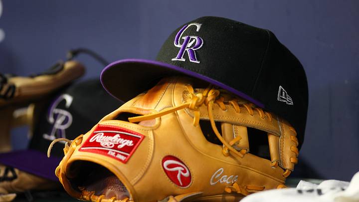 Colorado Rockies hat. Colorado Rockies hat.