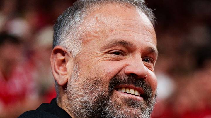 Dec 7, 2025; Lincoln, Nebraska, USA; Nebraska Cornhuskers football head coach Matt Rhule watches during the second half against the Creighton Bluejays at Pinnacle Bank Arena. Dec 7, 2025; Lincoln, Nebraska, USA; Nebraska Cornhuskers football head coach Matt Rhule watches during the second half against the Creighton Bluejays at Pinnacle Bank Arena.