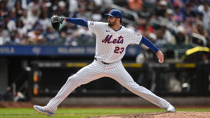 New York Mets pitcher David Peterson. New York Mets pitcher David Peterson.
