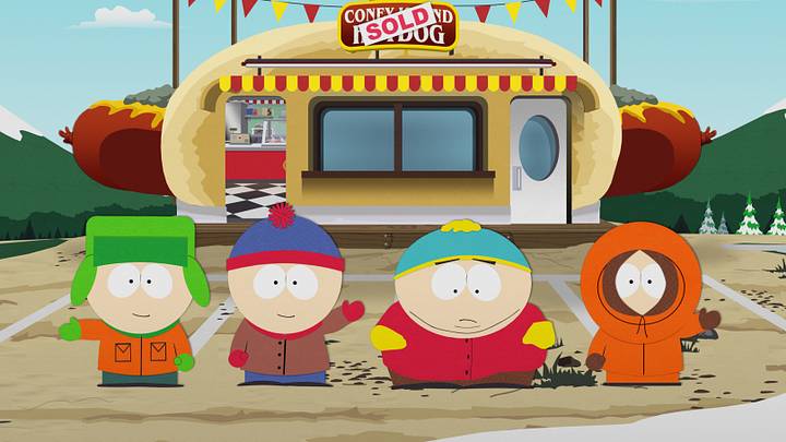 South Park The Streaming Wars : Cartman locks horns with his mom in a battle of wills, while an epic conflict unfolds and threatens South Park’s very existence. Paramount+ exclusive event, SOUTH PARK THE STREAMING WARS streaming on Paramount+. Photo: MTV Entertainment Studios(C) 2021 Viacom International Inc. All Rights Reserved. South Park The Streaming Wars : Cartman locks horns with his mom in a battle of wills, while an epic conflict unfolds and threatens South Park’s very existence. Paramount+ exclusive event, SOUTH PARK THE STREAMING WARS streaming on Paramount+. Photo: MTV Entertainment Studios(C) 2021 Viacom International Inc. All Rights Reserved.